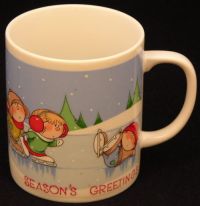 BUMPKINS SEASON'S GREETING Coffee Mug FABRIZIO - MADE IN JAPAN